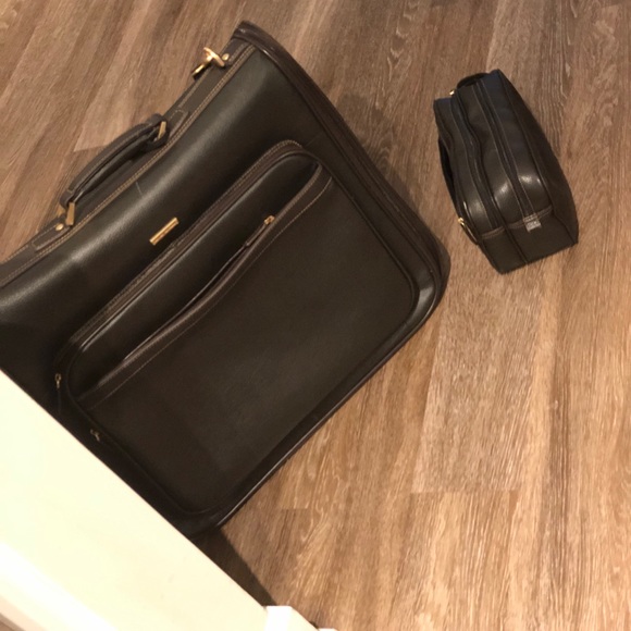 Brown Brooks Brothers Luggage Set - Picture 4 of 5